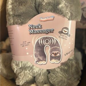 HealthTouch Gray Neck Massager Pillow